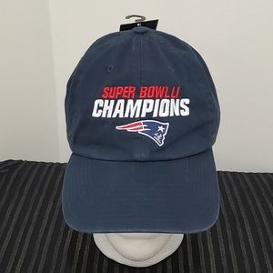 NWOT 💙  New England Patriots Logo Super Bowl LI Champions Cap. Brand '47.  OSFA